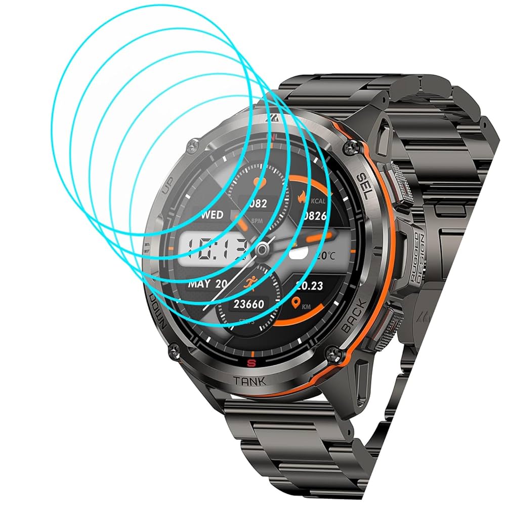 ANDROID - UMIDIGI F2   ＋  Uwatch3  ＋  ガラスフィルム Amazon | 4枚 Sukix フィルム 、 UMIDIGI Uwatch3 GPS Uwatch 3